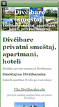 Mobile Screenshot of divcibaresmestaj.net