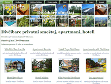 Tablet Screenshot of divcibaresmestaj.net